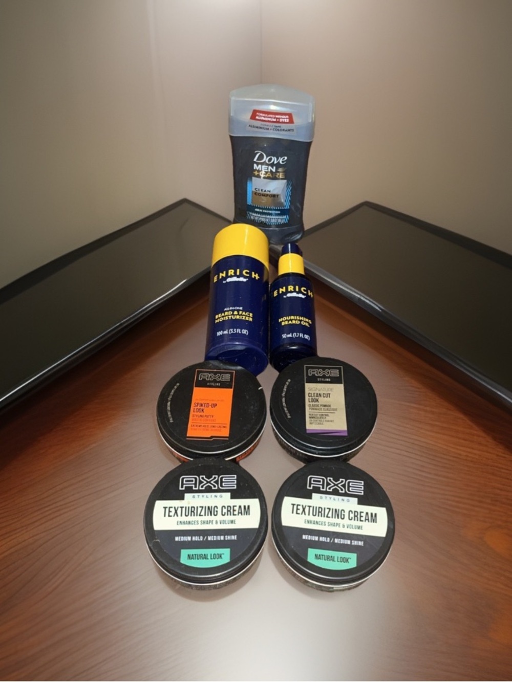 Mens Skin & Hair Care Dove Men+Care + Axe Texturizing Creams Bundle Enrich